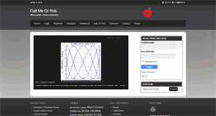 Desktop Screenshot of callmedrrob.com