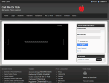Tablet Screenshot of callmedrrob.com